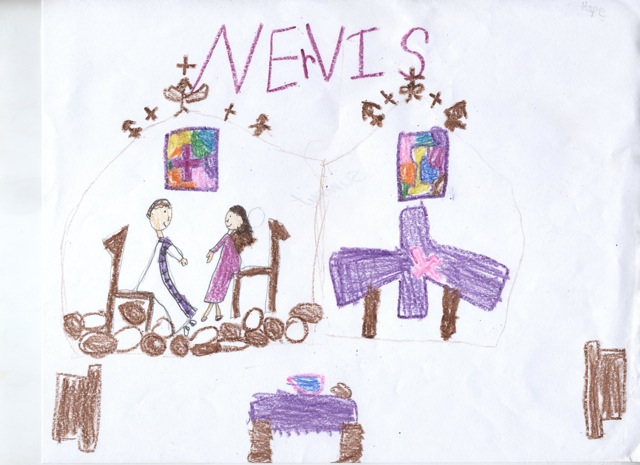 Photograph of Child's Drawing.