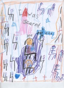 Photograph of Child’s Drawing.