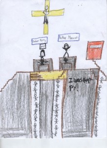 Photograph of Child’s Drawing.