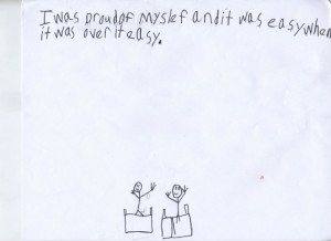 Photograph of Child’s Drawing.