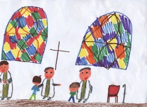 Photograph of Child’s Drawing.