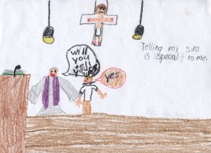 Photograph of Child’s Drawing.
