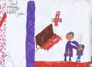 Photograph of Child’s Drawing.