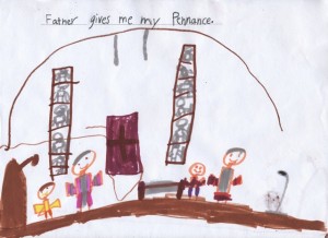 Photograph of Child’s Drawing.