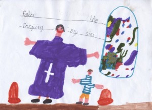 Photograph of Child’s Drawing.