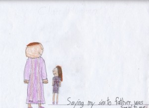 Photograph of Child’s Drawing.