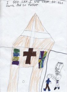 Photograph of Child’s Drawing.