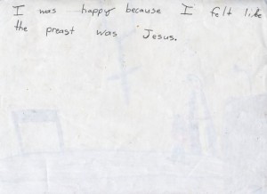 Photograph of Child’s Drawing.