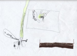 Photograph of Child’s Drawing.