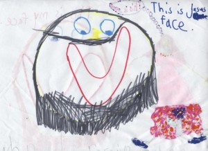 Photograph of Child’s Drawing.