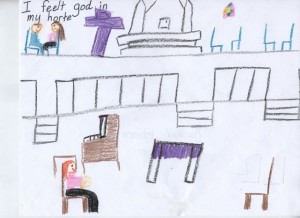 Photograph of Child’s Drawing.