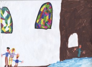 Photograph of Child’s Drawing.